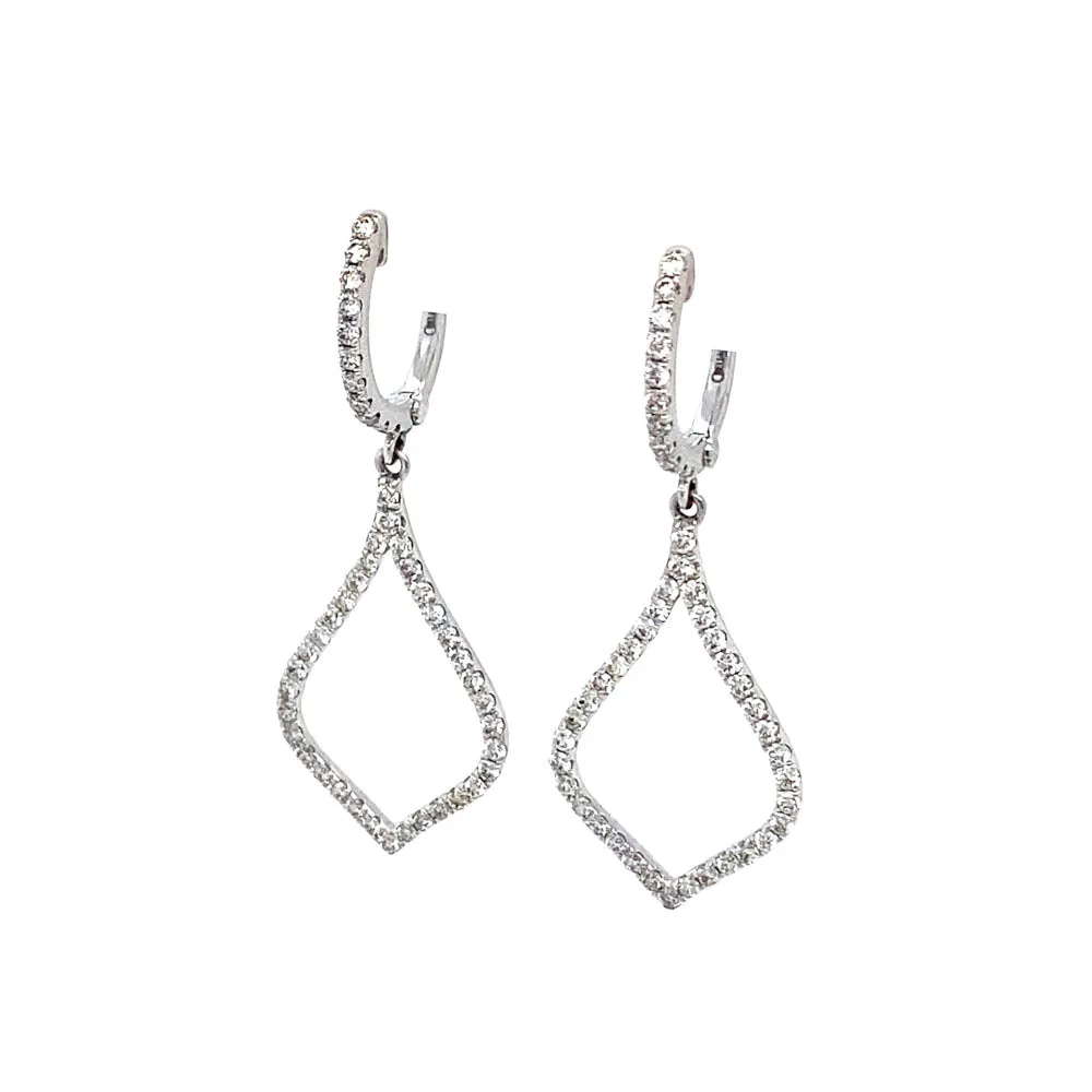 18K Classic Dangle Drop Earrings