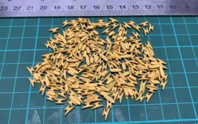 5mm Boxwood Cleats 12/bag