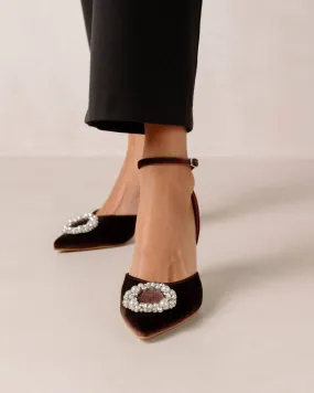 Alohas - Cinderella Crystal Embellished High-Heel Pumps