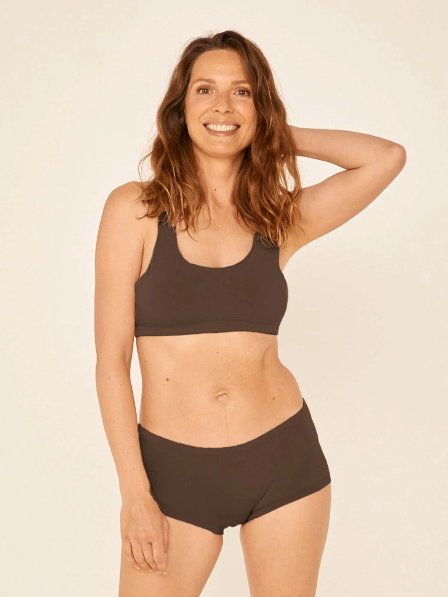 Bamboo Racer Back Bra 2.0 - Cocoa
