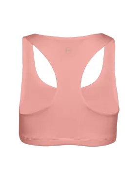 Bamboo Racer Back Bra 2.0 - Pink Clay