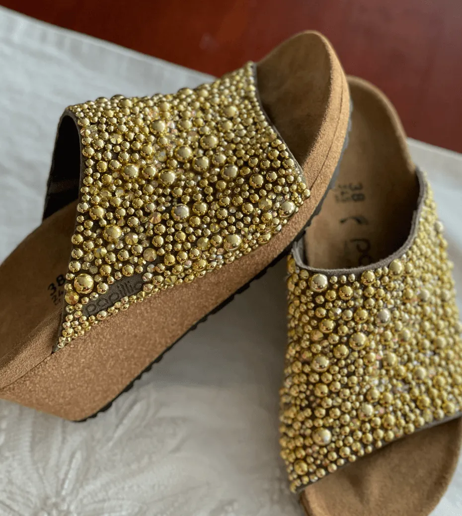 Bedazzled Birkenstock Wedge Namica Sandals
