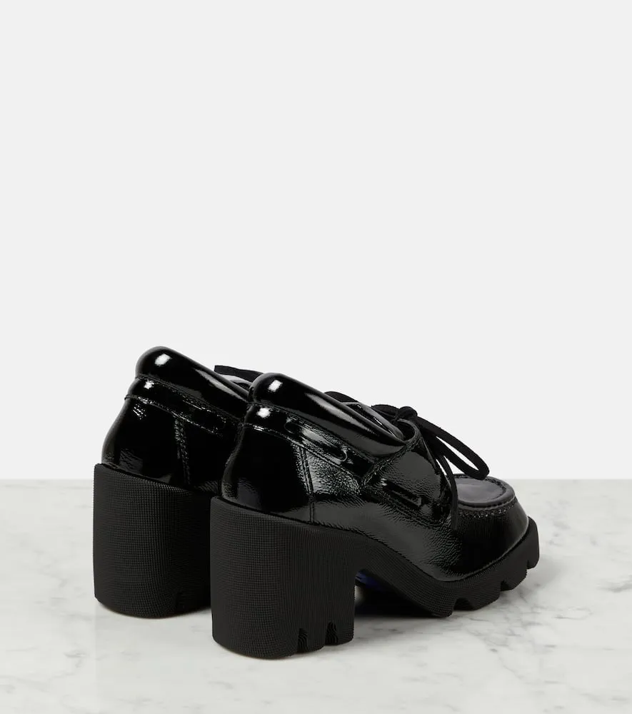 Burberry Stride leather loafer pumps