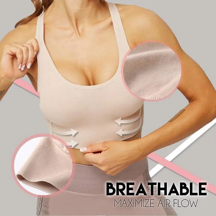 Cross Back Supportive Sports Bra