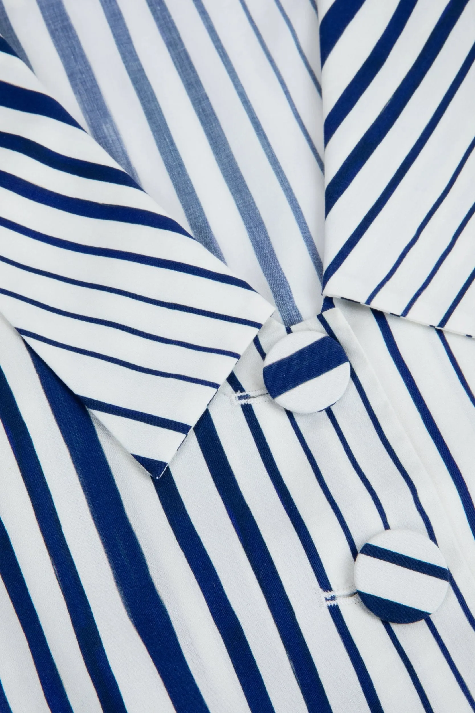 Demi Navy Stripe Set