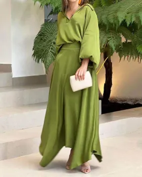 Elegant Midi Dress: Breathable, Comfortable & Versatile