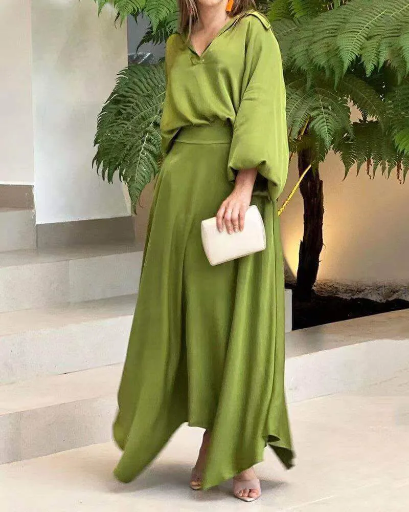 Elegant Midi Dress: Breathable, Comfortable & Versatile