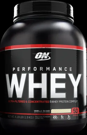 Optimum: Performance Whey, 4lb Vanilla