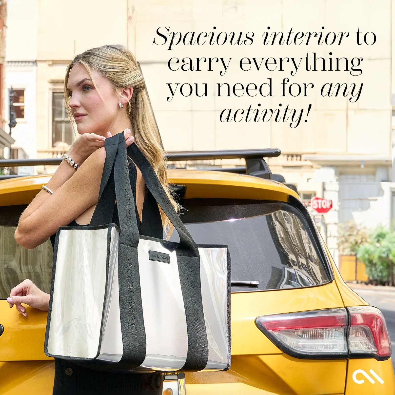 Silver Chrome Travel Tote