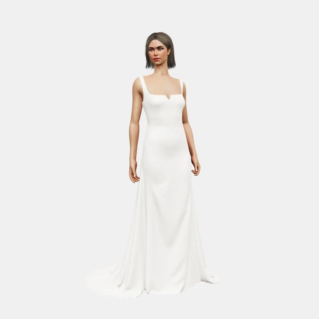 Square neck V wire   fit and flair