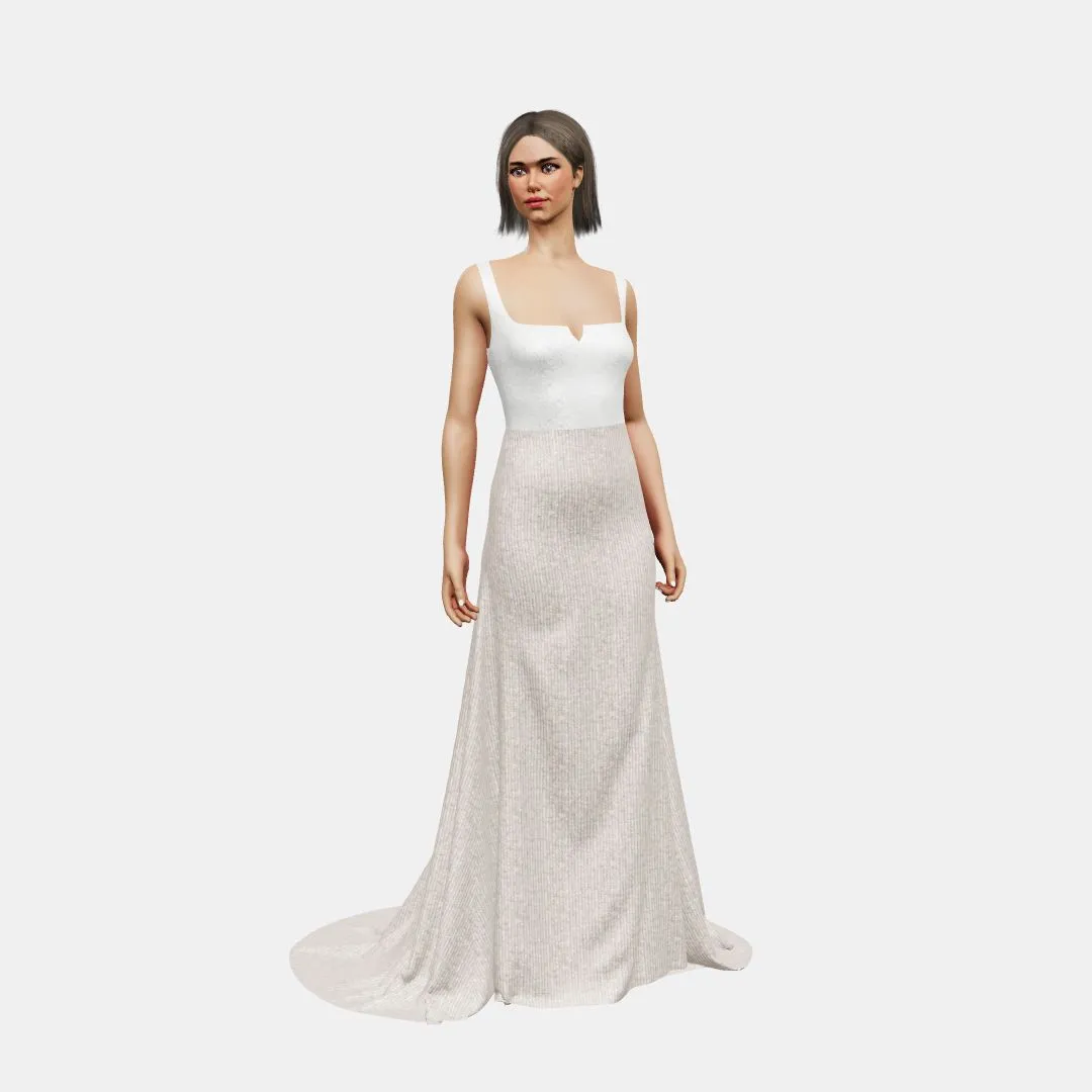 Square neck V wire   fit and flair
