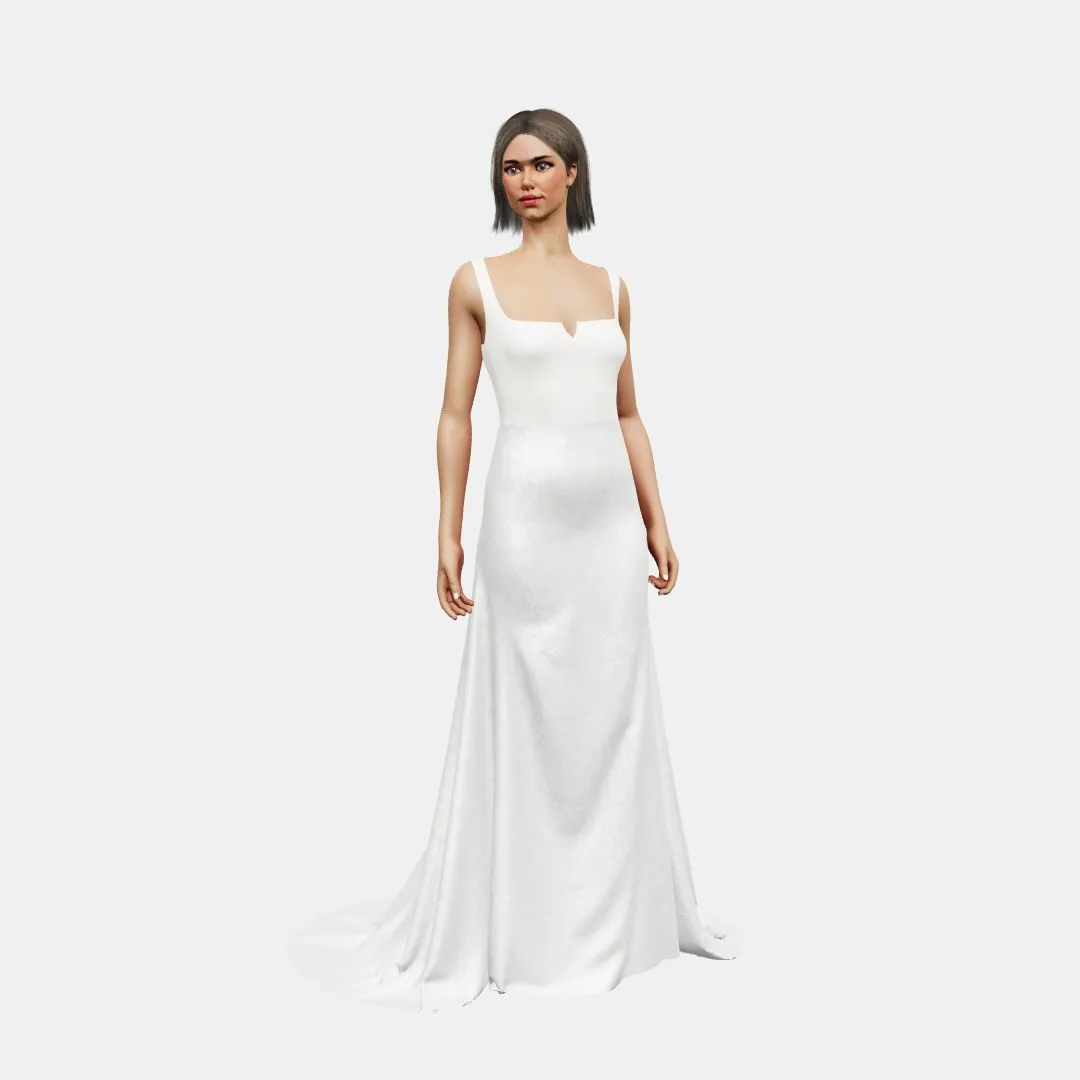 Square neck V wire   fit and flair