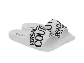 Versace Jeans Couture  Signature White Fashion Slide-