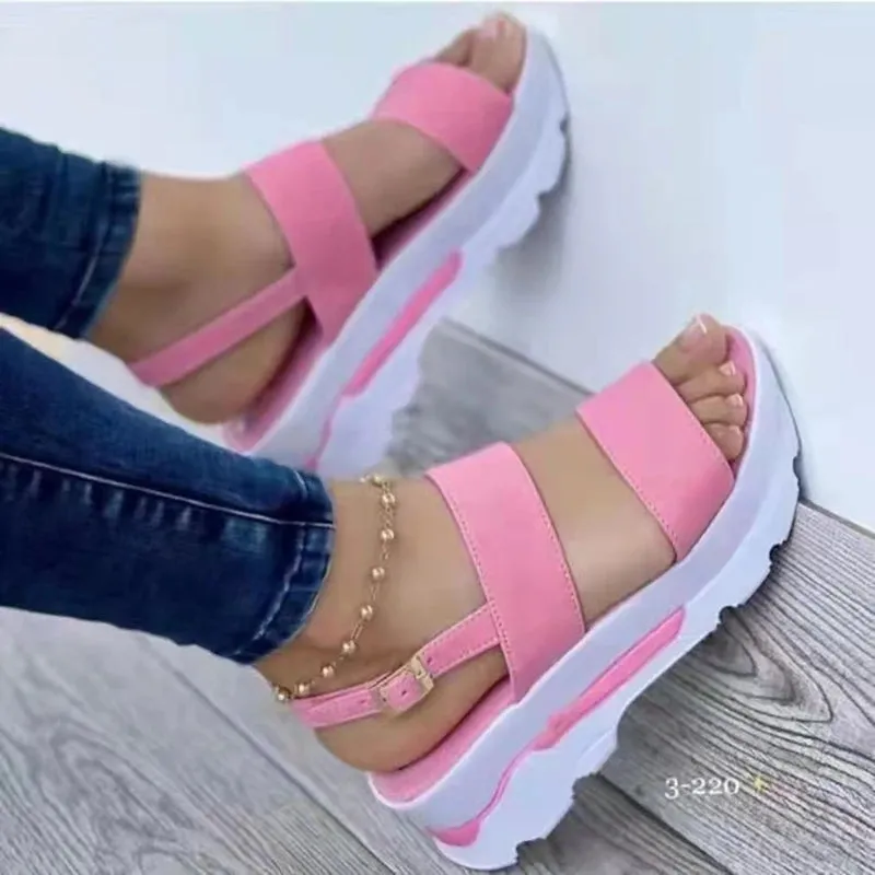 Women's Lightweight Wedge Sandals: Casual Platform Shoes for Summer