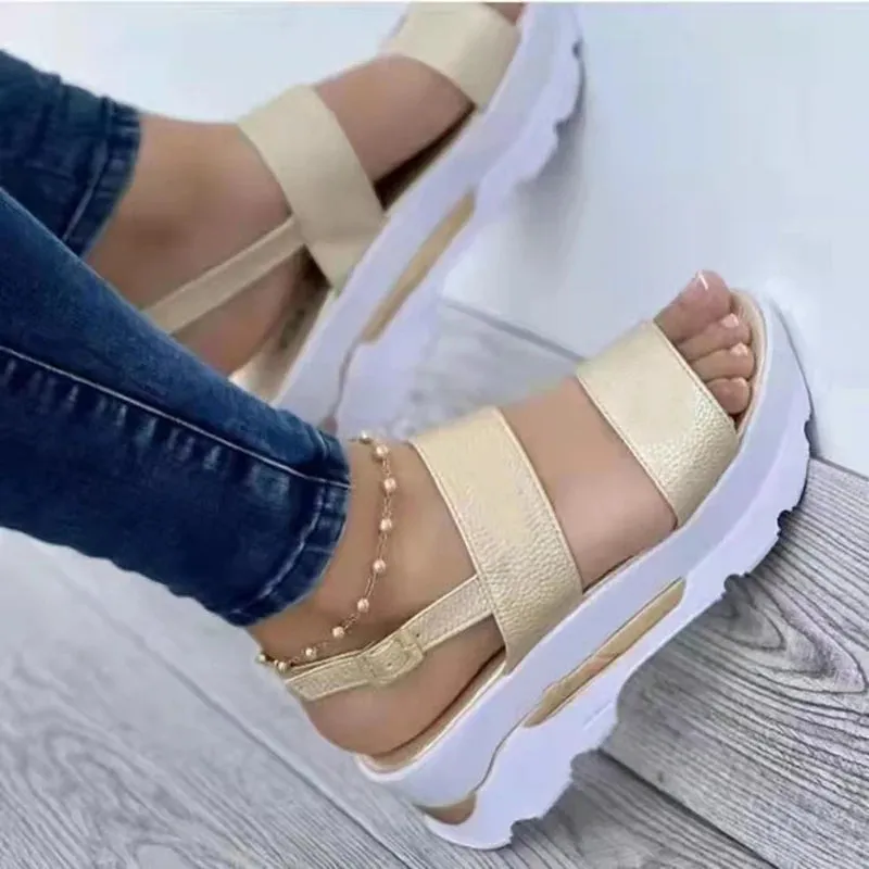 Women's Lightweight Wedge Sandals: Casual Platform Shoes for Summer