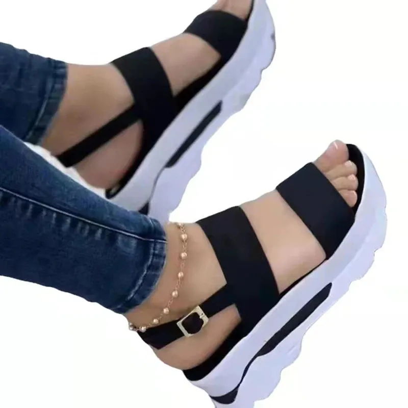 Women's Lightweight Wedge Sandals: Casual Platform Shoes for Summer