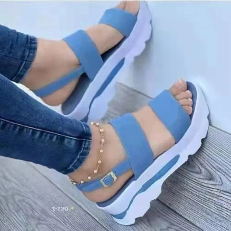 Women's Lightweight Wedge Sandals: Casual Platform Shoes for Summer